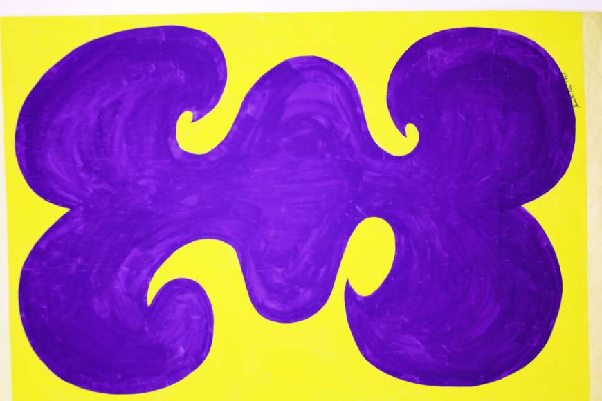 Watercolor painting for pattern