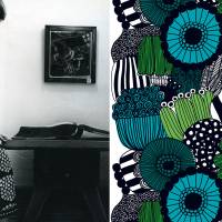 Left to right: Dress “Katrilli,” fabric “Puketti (Bouquet),” design: Annika Rimala (1964); Fabric “Siirtolapuutarha (Allotment-garden),” design: Maija Louekari (2009) Inspired fashion: from Marie Antoinette nail art to '60s textiles to Wong Kar Wai movies