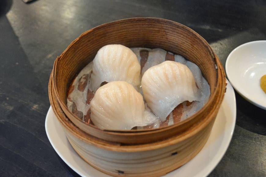 Gi Han Ebisu Do Shrimp dumplings shaped like seashells | J.J. O'DONOGHUE