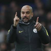 Manchester City manager Pep Guardiola looks to lead his struggling team to a victory over Tottenham on Satuday. Guardiola looking for right formula after Everton rout
