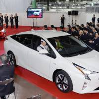 Toyota Motor Corp. said Tuesday the total global sales of its hybrid vechicles including the Prius model series shown in the photo, topped 10 million units. KYODO Toyota hybrid sales top 10 million worldwide