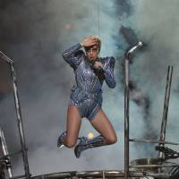 Lady Gaga performs during the halftime show of Super Bowl LI at NGR Stadium in Houston, Texas, on February 5. Lady Gaga soars over Super Bowl stage with bow to inclusion