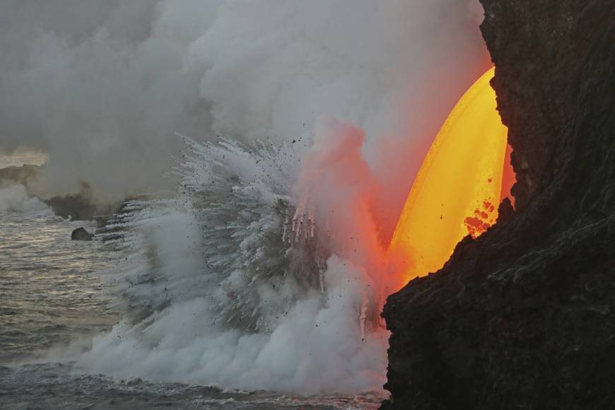 Collapse Of Lava Tube On Big Island Collapse Of Lava Tube On Big Island