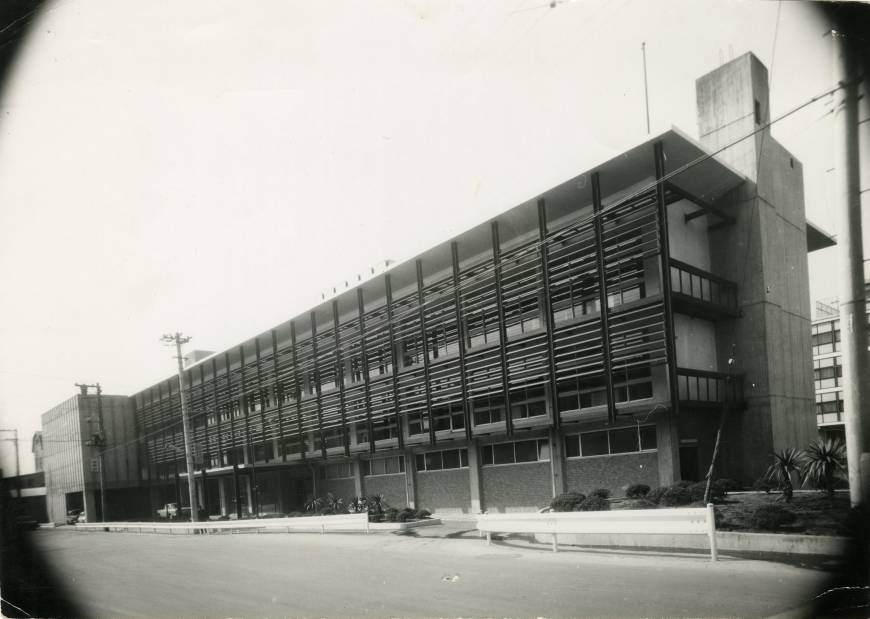 The former Japan Times building in Minato Ward.