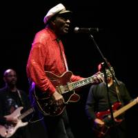 Rock legend Chuck Berry performs at a concert held in Santa Cruz de Tenerife in 2008. Berry died Saturday at the age of 90, police in Missouri said. Gone at 90, Chuck Berry walked racial tightrope in founding rock, left everlasting lyrics, actions