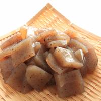 <em>Konnyaku</em> in its block form The mysteries of 'konnyaku': Health food aid or choking hazard?