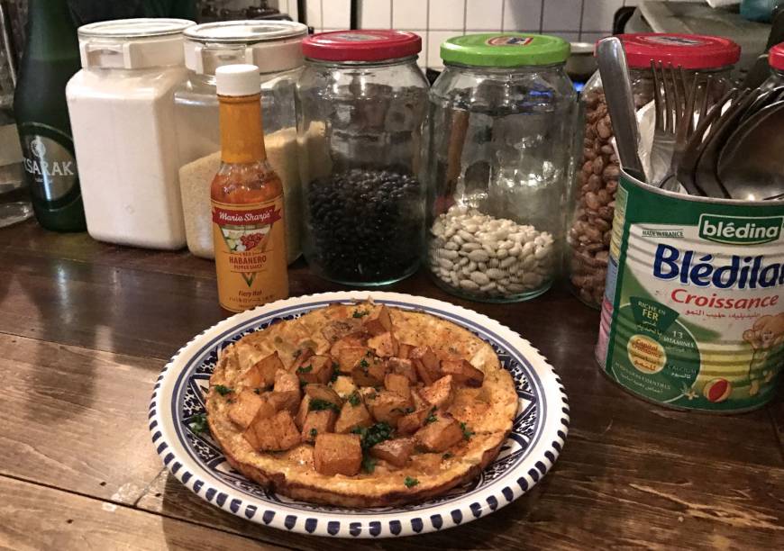 Los Barbados A Zimbabwe omelet at Los Barbados in Shibuya | ROBBIE SWINNERTON