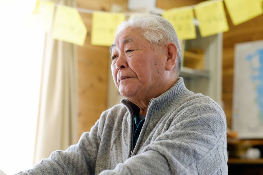 Noboru Takano now lives with his wife in temporary housing in Minamisoma, Fukushima Prefecture.