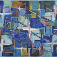 “Work F.116” (1992) Masaaki Yamada: A painter of all stripes and colors