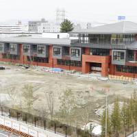 The land plot Moritomo Gakuen bought from the government to build a new nationalist elementary school is seen in Toyonaka, Osaka Prefecture, last month. Nearly 70% of public doesn't buy Abe's explanations about Moritomo land deal: survey