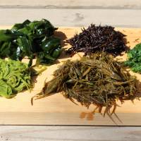 Clockwise from top left: Wakame, hijiki, aosa-nori, akamoku and mekabu. Diving into the myriad ways to enjoy Japan's sea greens