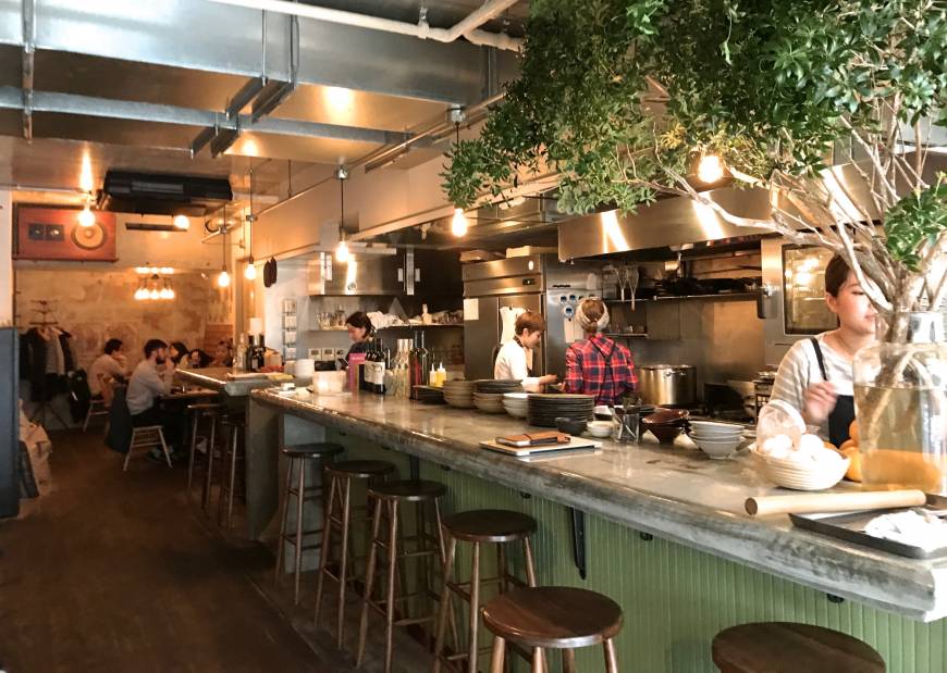 Path Multifaceted: Path, near Yoyogi Park, serves everything from breakfast and brunch through dinner and more. | ROBBIE SWINNERTON