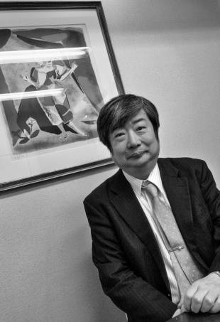 In his corner: Lawyer Yuichi Kaido is cautiously confident about Ikeda