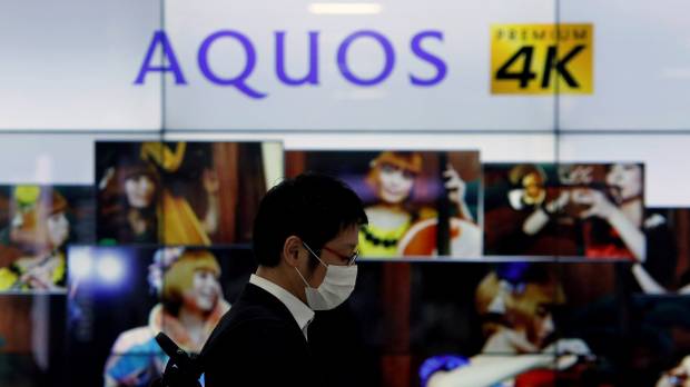 Sharp plans to report its first net profit in four years. Sharp projects first profit in four years on Foxconn's cost cuts