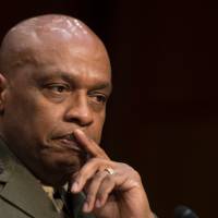 Defense Intelligence Agency Director Lt. Gen. Vincent Stewart testifies before the Senate Intelligence Committee on Capitol Hill in Washington Thursday. More forces needed near fighting or Afghan gains will be lost: Pentagon intel chief