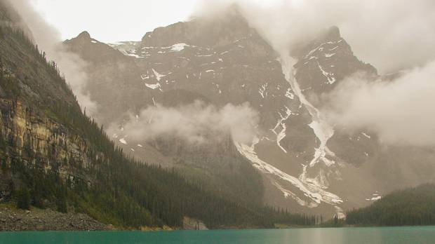 A Banff lake, photographed on July 6, 2004. In Canada, parks thrive but conservationists cry foul