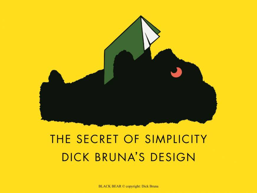 The Secret of Simplicity: Dick Bruna’s Design The main visual for the exhibition 'Black Bear' | © DICK BRUNA