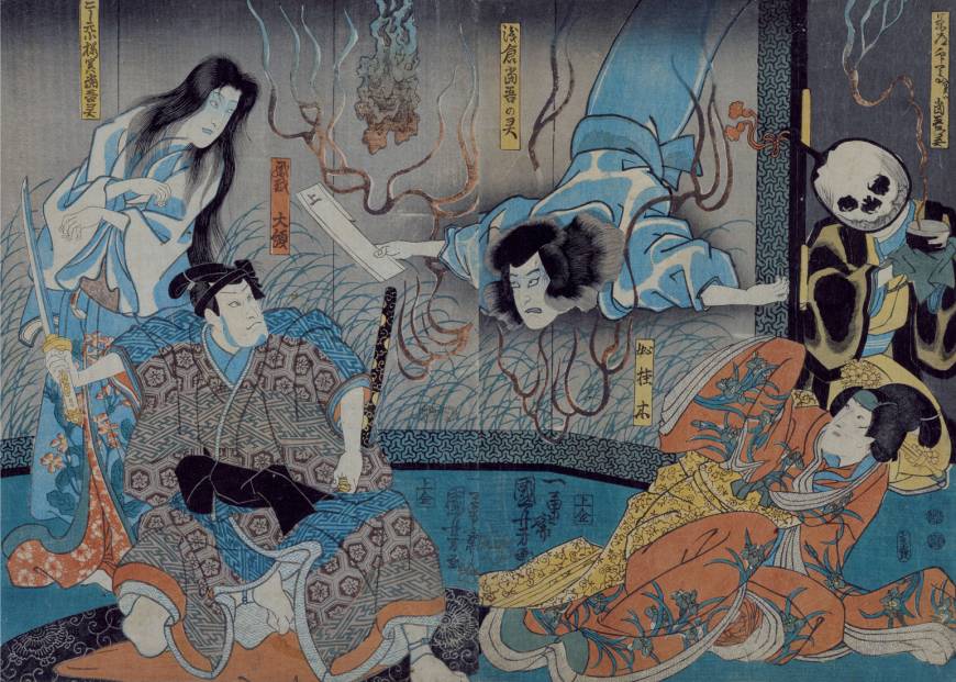 Profiles of Boso Figures Drawn in Ukiyo-e 1. Gimin: Sakura Sogo Utagawa Kuniyoshi's 'Higashiyama Sakura Soshi: Orikoshi Residence' | NATIONAL MUSEUM OF JAPANESE HISTORY