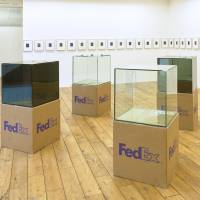 Installation image of “Transparencies” by Walead Beshty On the Daoism of 'Dudeism'