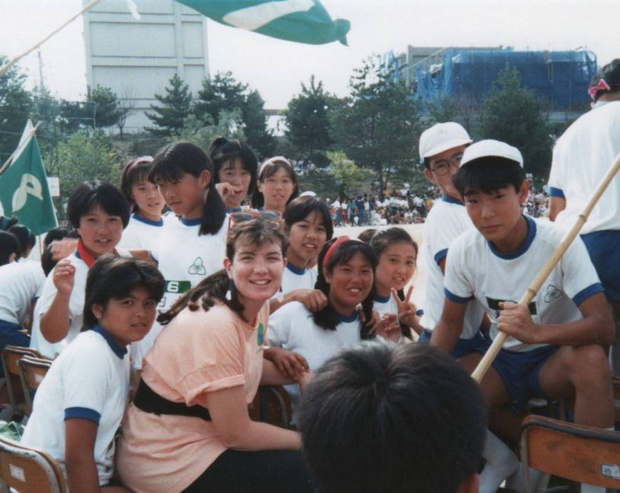 Hilary Brown was among the first batch of JETs back in 1987.