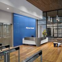 The entrance to Watson Health is seen in Cambridge, Massachusetts. Experts see advances in AI helping diagnose, find cures for hard-to-treat diseases