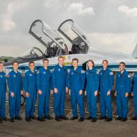 This undated photo made available by NASA on Wednesday shows the 2017 NASA Astronaut Class at the Johnson Space Center in Houston. From left are Zena Cardman, Jasmin Moghbeli, Jonny Kim, Frank Rubio, Matthew Dominick, Warren Hoburg, Robb Kulin, Kayla Barron, Bob Hines, Raji Chari, Loral O’ Hara and Jessica Watkins. 18,300 applied but only 12 make it into NASA Astronaut Class of 2017