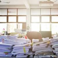 The Japan Paper Association says the demand for paper used for documents in 2016 increased 1.3 percent from the previous year to 1.84 tons. As Japan Inc. inefficiency reigns, some see going paperless as a clear fix