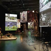 Installation view of the work of Taro Izumi, at Palais de Tokyo, Paris (2017) The scope of cultural displacement
