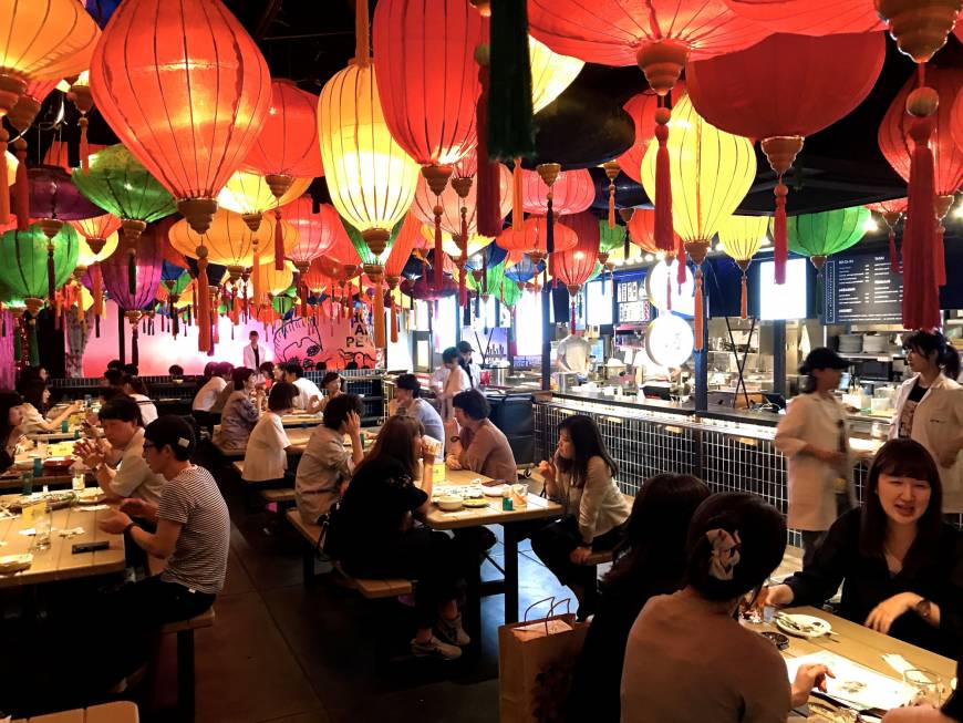 Sanagi Shinjuku Sanagi Shinjuku is so buzzy you forget you are dining under an overpass. | ROBBIE SWINNERTON