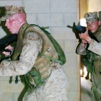 U.S. Marines take part in a military exercise at Camp Hansen, Okinawa, in 2007. U.S. military under fire for gun safety breaches on Okinawa