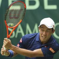 Kei Nishikori couldn’t complete his second-round match against Karen Khachanov at the Gerry Weber Open on Thursday in Halle, Germany. Nishikori retired in the first set. Nishikori retires during first set against Khachanov