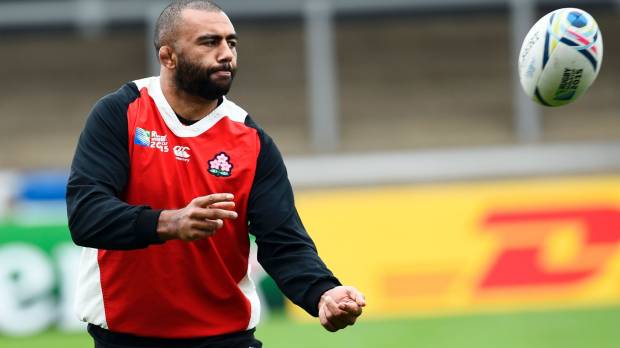 Michael Leitch, seen in an October 2015 file photo, and his Brave Blossoms teammates will try to rebound from a 50-22 defeat to Ireland last Saturday in the teams’ rematch this weekend. Leitch appointed Brave Blossoms captain again; Joseph shakes up lineup