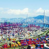 Modern and well-equipped container terminals help maintain Hong Kong's status of a major port of southern China. | INFORMATION SERVICES DEPARTMENT, HONG KONG SAR GOVERNMENT