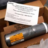 A new replacement airbag inflator is seen just before being installed in a Jeep in Boulder, Colorado, Thursday. Australian regulator probes recall of Takata air bag after Sydney man's death