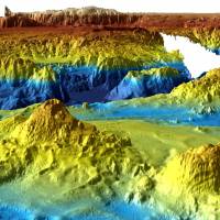 A computer generated three-dimensional view of the seafloor obtained from mapping data collected during the first phase of the search for missing Malaysia Airlines flight MH370 is seen in this undated photo. Commonwealth of Australia (Geoscience Australia) / via REUTERS Undersea survey from MH370 search yields valuable data for fishing, geoscience