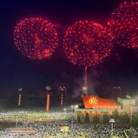 Army personnel and people gather at Kim Il Sung Square in Pyongyang Thursday to celebrate the successful test-launch of intercontinental ballistic rocket Hwasong-14. in this photo released by North Korea’s Korean Central News Agency (KCNA) in Pyongyang Friday. Mattis sees pre-emptive U.S. strike on North Korea resulting in 'catastrophic war'