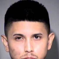 This undated file booking photo provided by the Maricopa County Sheriff’s Office shows Aaron Saucedo. Saucedo, accused of carrying out nine serial killings in Phoenix, was arraigned Thursday on nine murder charges. Accused Phoenix 'Serial Street Shooter' pleads not guilty to nine slayings