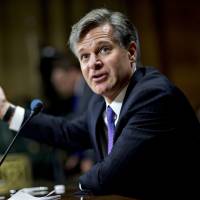 Christopher Wray, Federal Bureau of Investigation (FBI) director nominee for U.S. President Donald Trump, speaks during a Senate Judiciary Committee nomination hearing in Washington Wednesday. Wray pledged strict independence if confirmed to head the FBI, as senators focused on his ability to pursue investigations independently amid revelations about a meeting the president’s son held with a Russian lawyer during last years campaign. FBI nominee asserts independence, breaks with Trump, says Russia probe is no 'witch hunt'