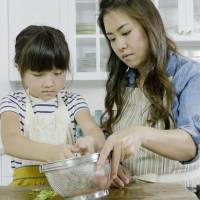 Family affair: Namiko Chen prepares food with her daughter. Chen’s husband, Shen, films and edits the YouTube videos. Blogger Namiko Chen satisfies an appetite for Japanese fare