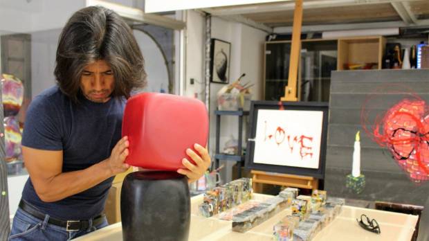Heart of glass: Yasuhiko Tsuchida works in his atelier in Murano, Venice. Yasuhiko Tsuchida: Bringing a hint of Japan to Venetian glass art