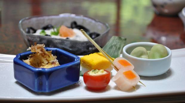 Good for what ails: Yakuzen ryōri medicinal cuisine at Kameoka Ryokan. The Kumano Kodo: Hot spring-boiled eggs and ancient bento along the trail