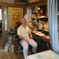 Healing hands: Thomas Blasejewicz at his acupuncture clinic in Hayama, Kanagawa Prefecture. Unorthodox acupuncturist's point is to make sure you never have to come back