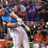 New York’s Aaron Judge competes in the Home Run Derby on Monday ahead of Tuesday’s All-Star Game. Judge wows foes, crowd in Home Run Derby
