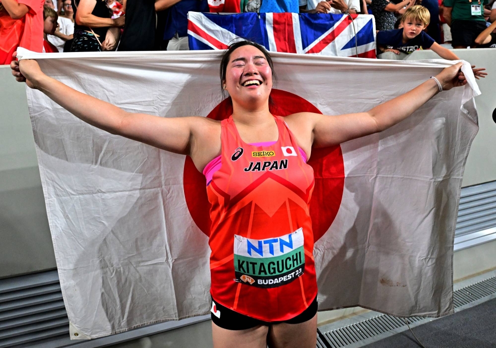 Japan’s Haruka Kitaguchi wins women’s world javelin title