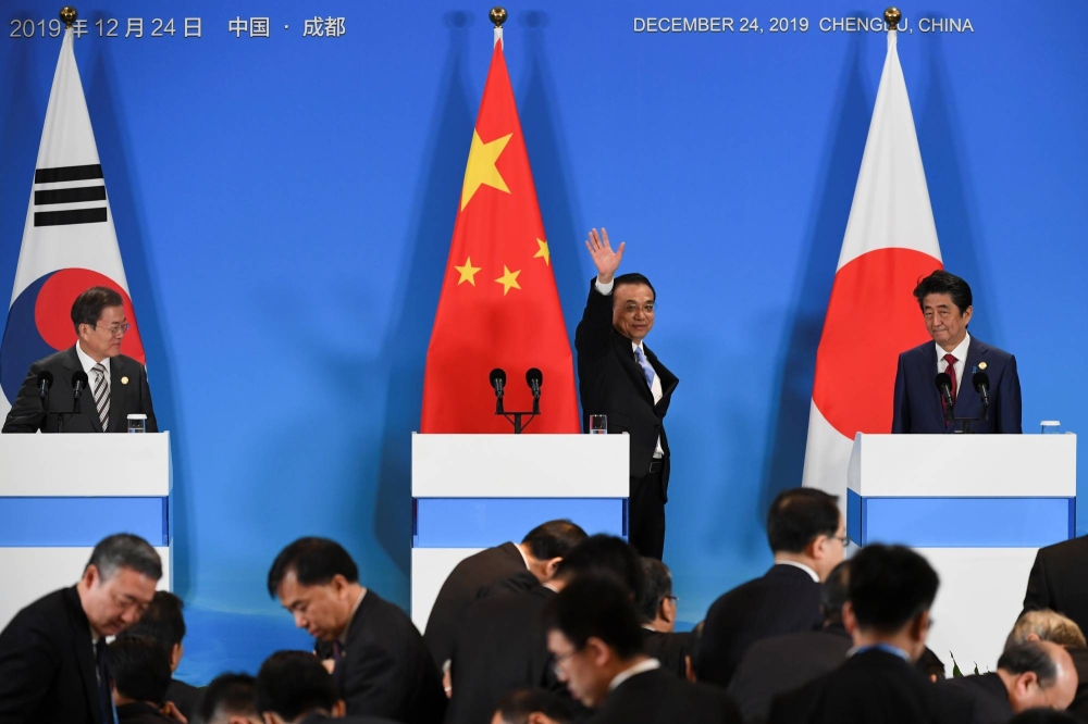 Japan, China and South Korea diplomats to meet next month
