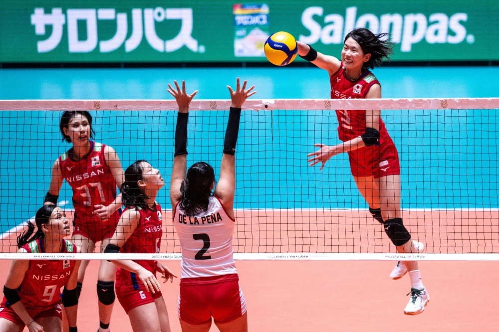 Japan's women victorious in Olympic volleyball qualifying opener ...