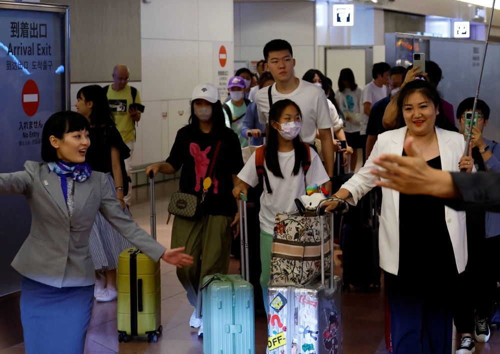 8月の日本への外国人観光客は220万人に達する