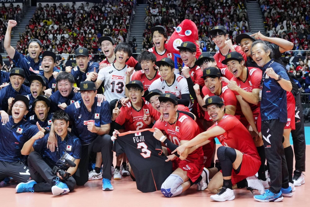 Japan's men's volleyball team qualifies for 2024 Paris Olympics - The ...