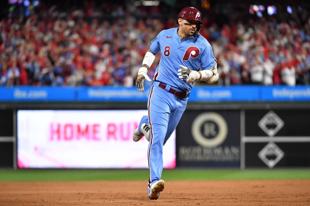 Castellanos hits 2 homers again, powers Phillies past Braves 3-1 and into  2nd straight NLCS