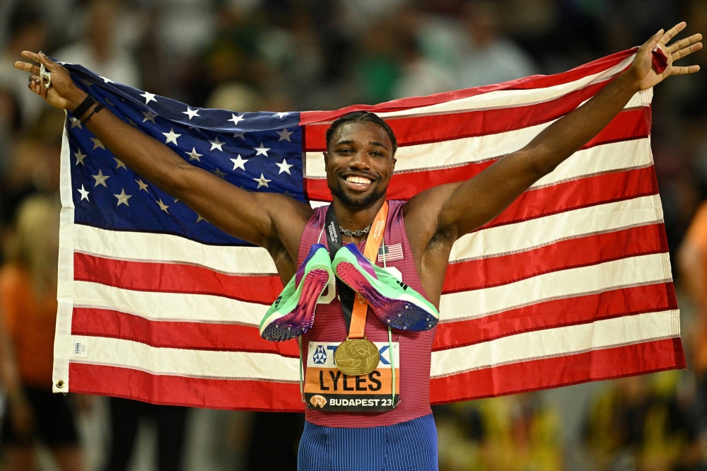 Lyles and Kipyegon named track athletes of the year - The Japan Times